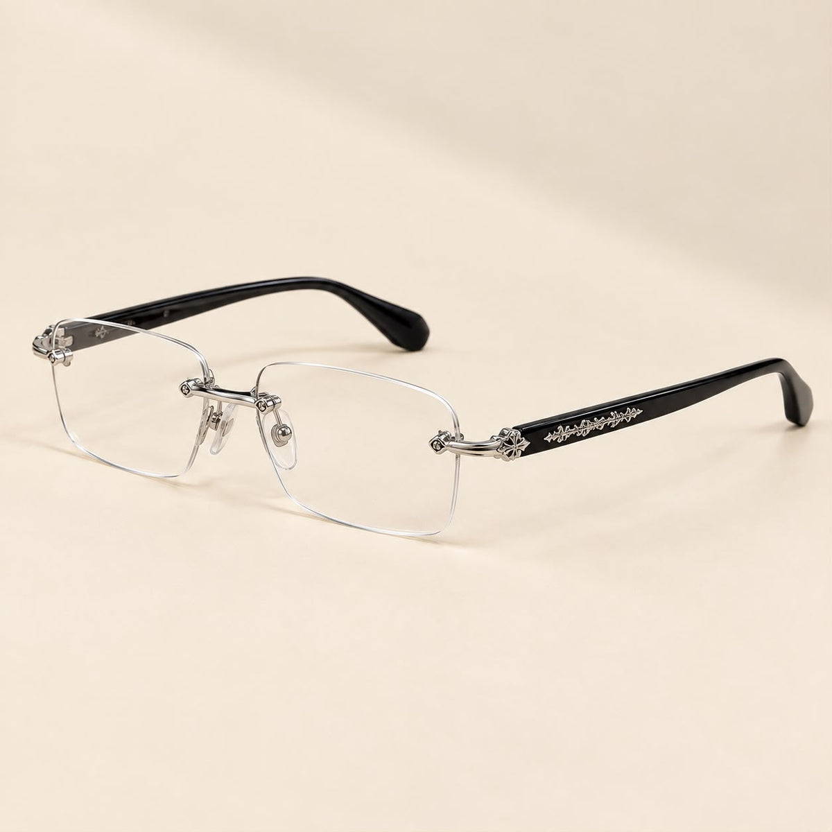 Semi-Rimless Glasses