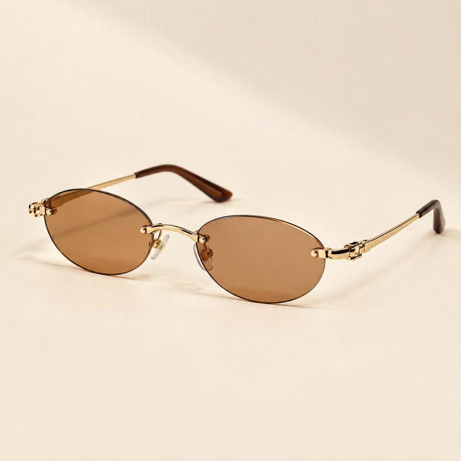 Rimless Oval Glasses